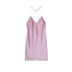 Пеньюар Victoria's Secret Satin Slip Crystal Dress Gold Pink