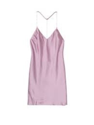 Пеньюар Victoria's Secret Satin Slip Crystal Dress Gold Pink