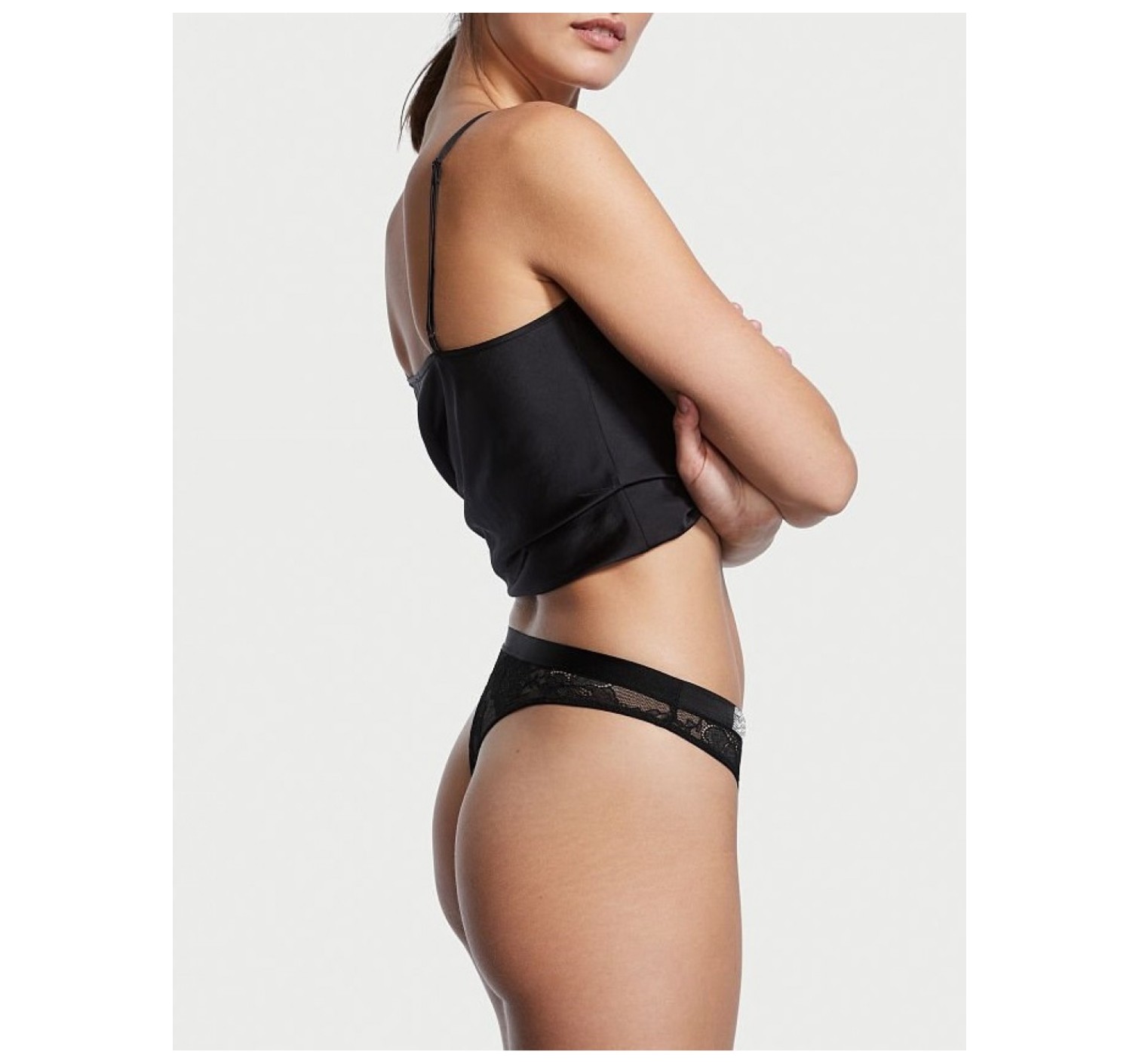 Комплект белья Victoria’s Secret Unlined Shine Strap Balconette Bra set
