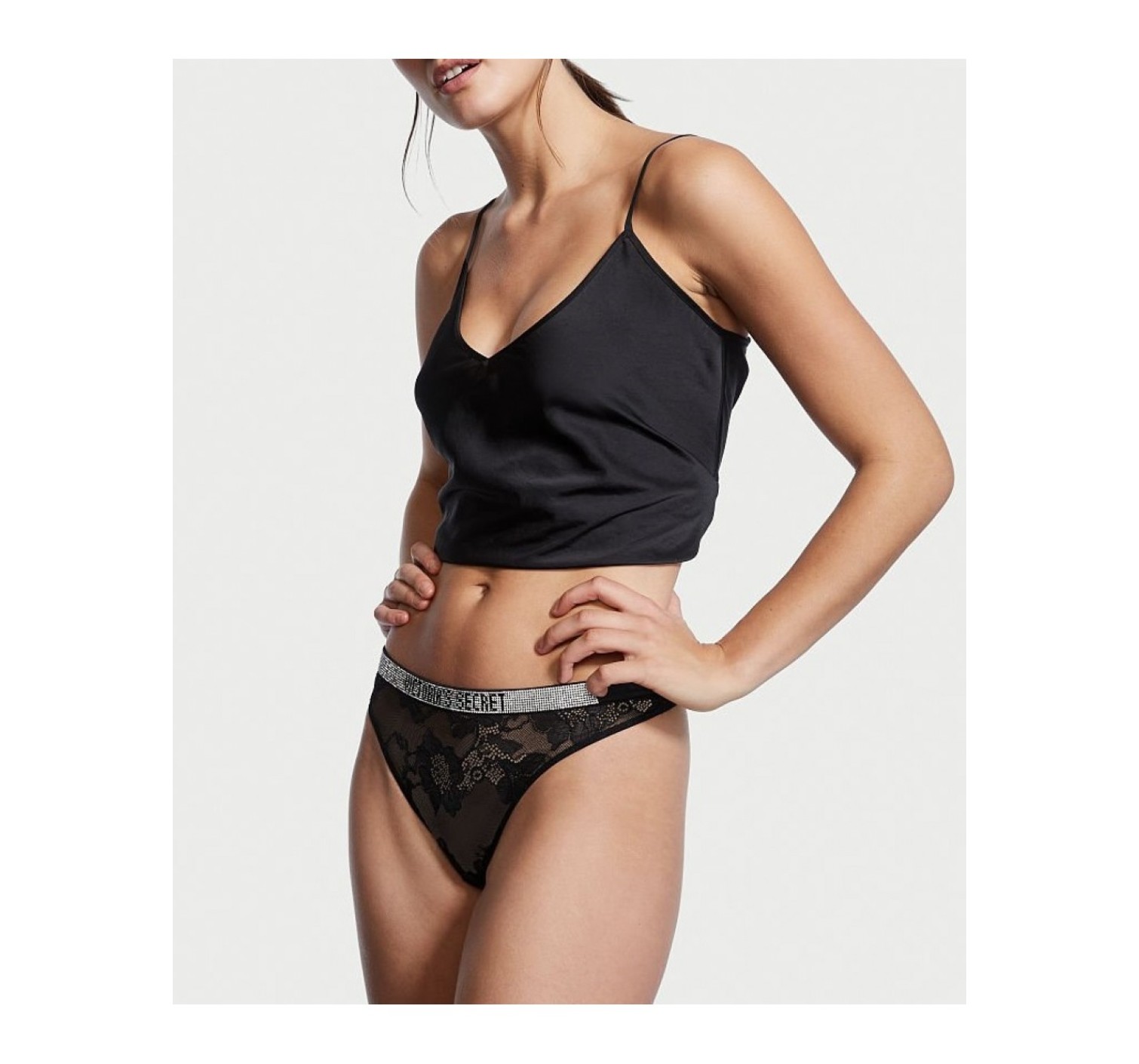 Комплект белья Victoria’s Secret Unlined Shine Strap Balconette Bra set