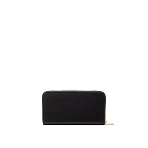 Гаманець Victorias Secret The Victoria Logo Zip Wallet Black & Gold dot