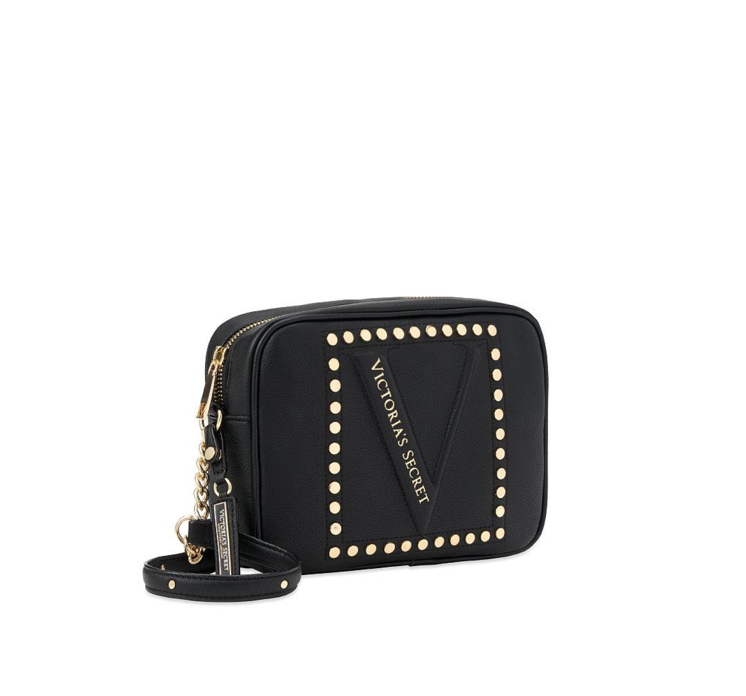 Сумка Виктория Сикрет The Victoria Top Zip Black Crossbody