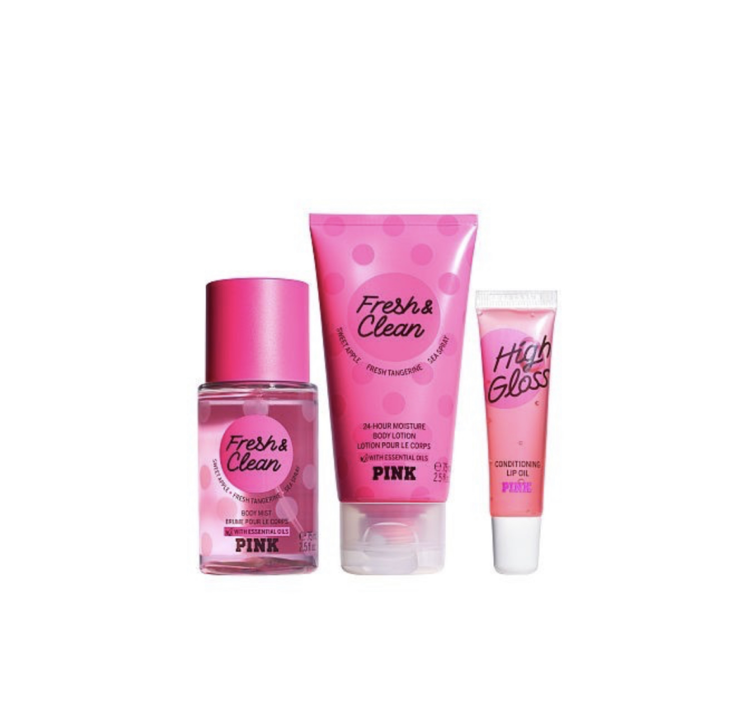 Подарунковий набір Victorias Secret PINK Fresh & Clean Gift set