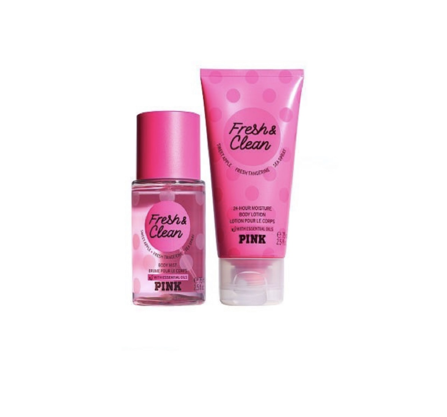 Подарунковий набір Fresh & Clean PINK Victorias Secret