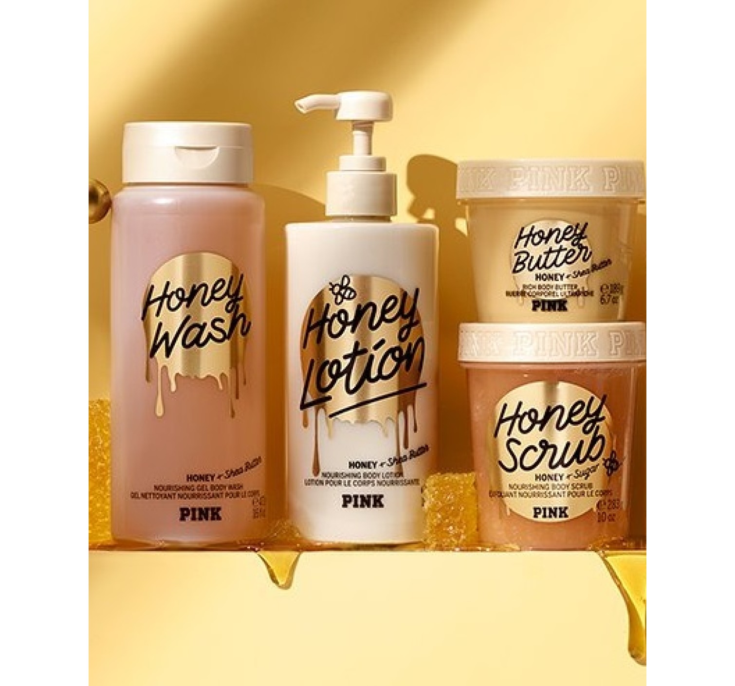 Гель для душу-скраб Honey Scrub Wash PINK Victoria's Secret