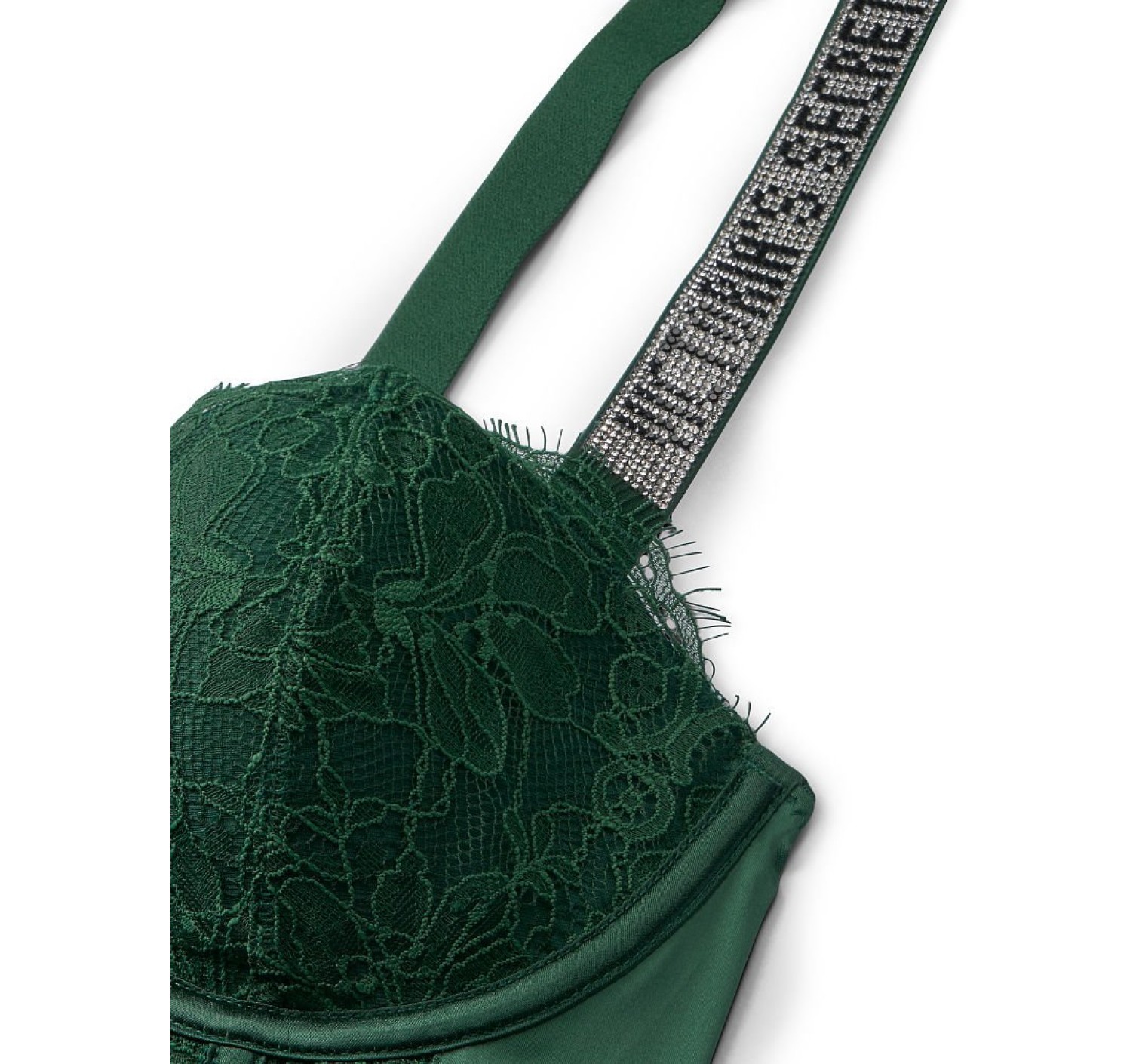 Боди Victoria’s Secret Lightly-Lined Logo Shine Strap Teddy