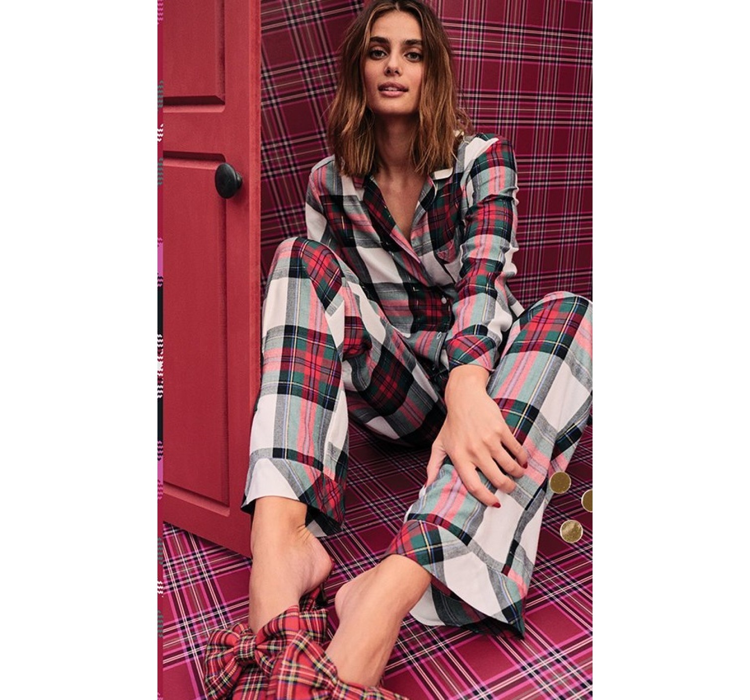 Пижама Victoria’s Secret Flannel Long PJ Set Print
