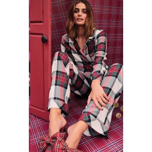 Пижама Victoria’s Secret Flannel Long PJ Set Print