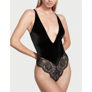 Вельветове боді Victoria's Secret Very Sexy Unlined