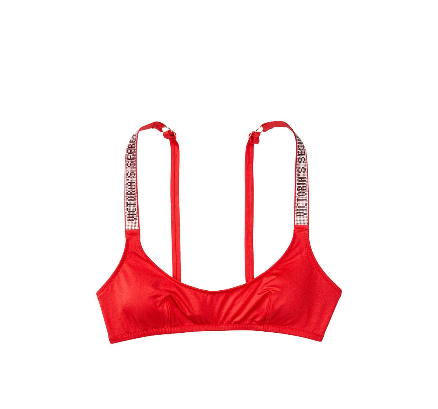 Купальник VS Shine Strap Tulum Scoop Swim Top & Brazilian panty Lipstick