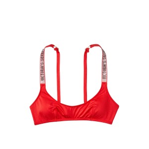 Купальник VS Shine Strap Tulum Scoop Swim Top & Brazilian panty Lipstick