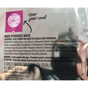 Маска Rose Hydrogel mask Victoria's Secret PINK