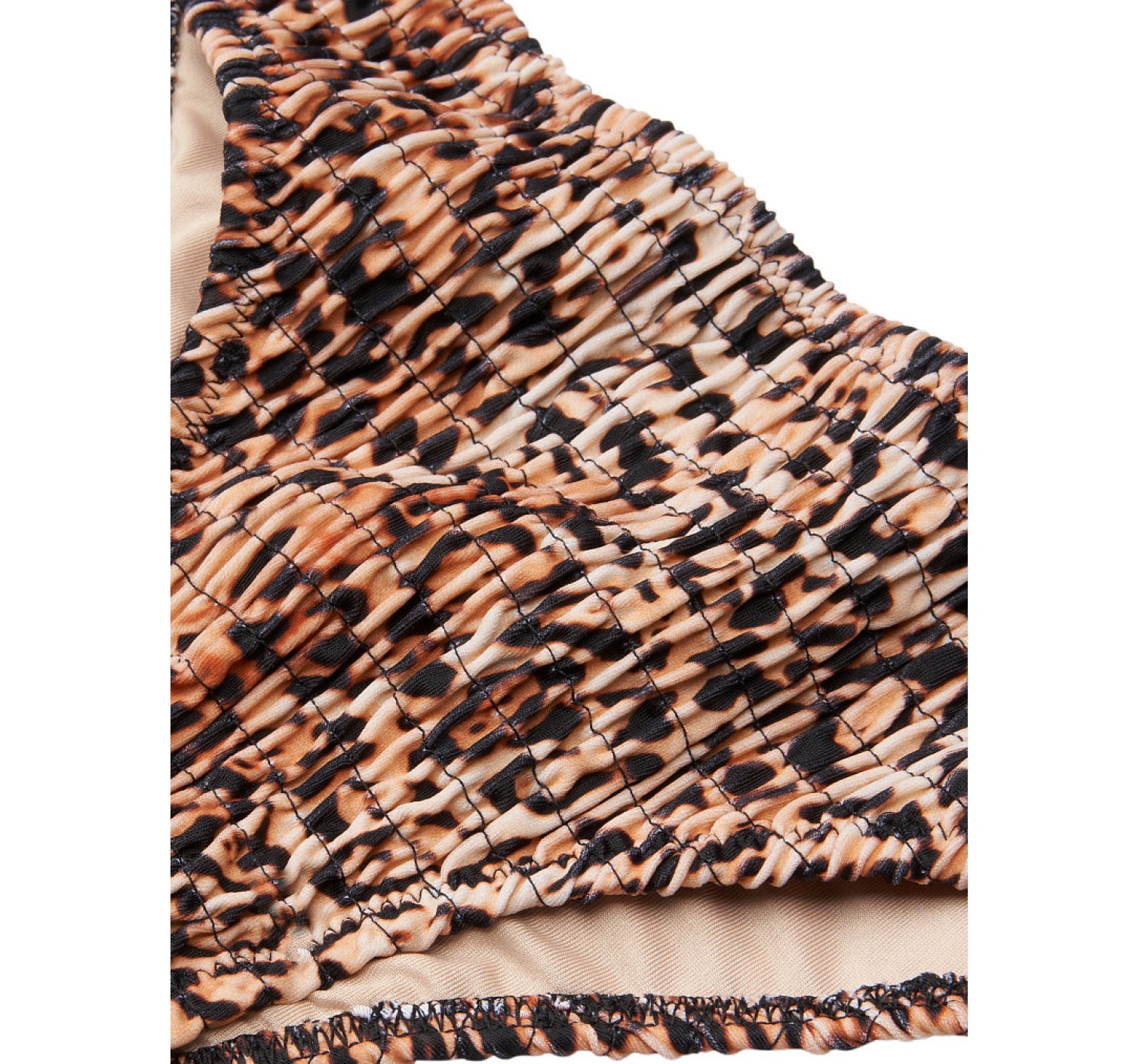 Купальник бандо Вікторія Сікрет Twist-front Bandeau Leopard print