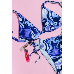Купальник Victoria's Secret Blue High waist Cheeky bottom
