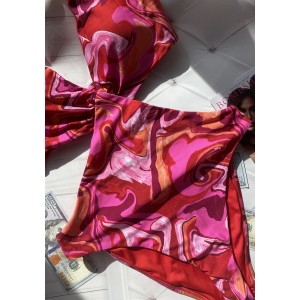 Купальник монокини Victoria’s Secret акварельный принт