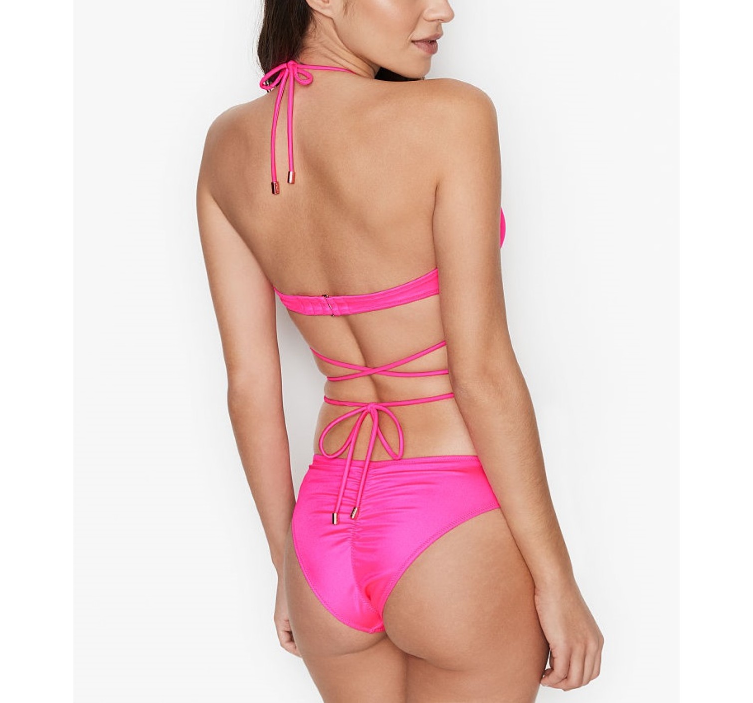 Купальник Victoria's Secret Shimmer Hot pink