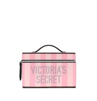 БЬЮТИ КЕЙС VICTORIA'S SECRET Signature Stripe Runway Vanity Case