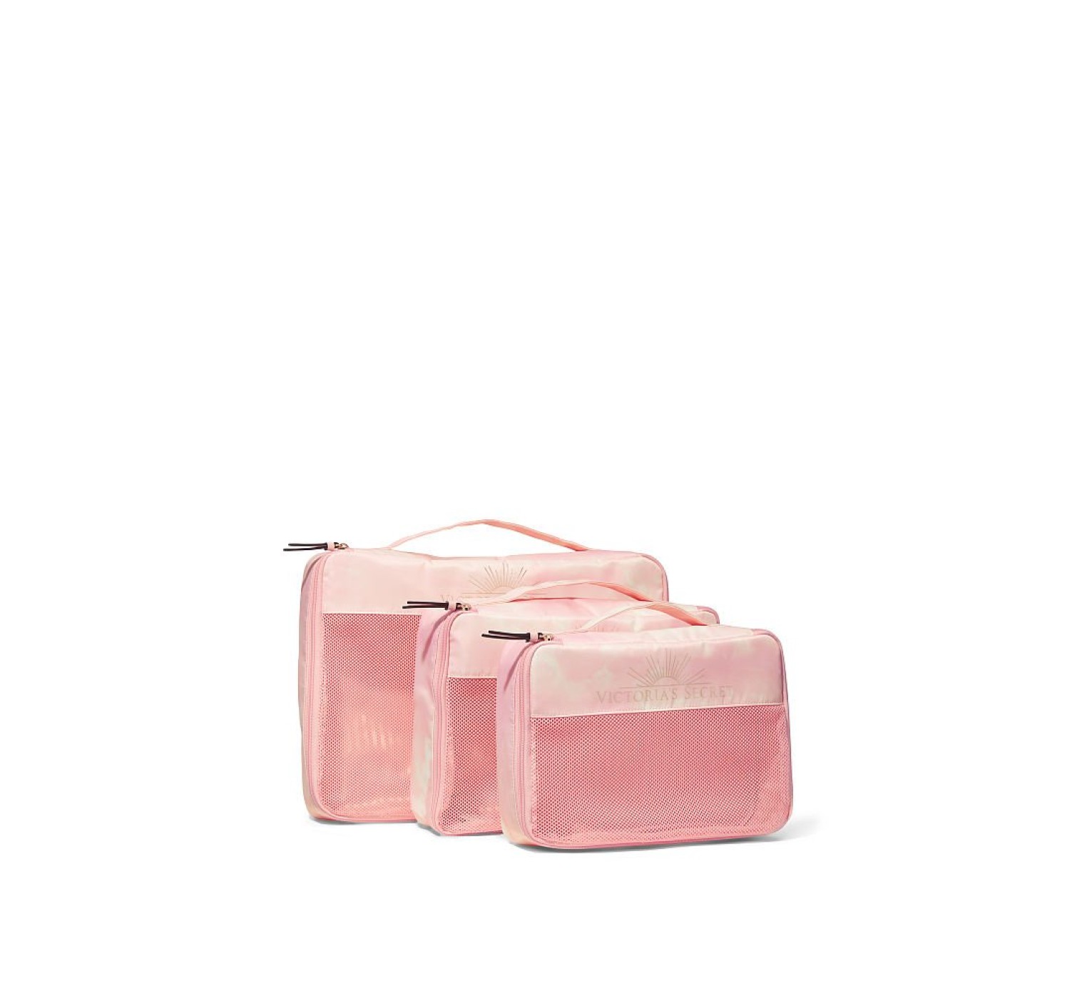 3 в 1 набір косметичок Glam Bag Trio Pink Sunshine