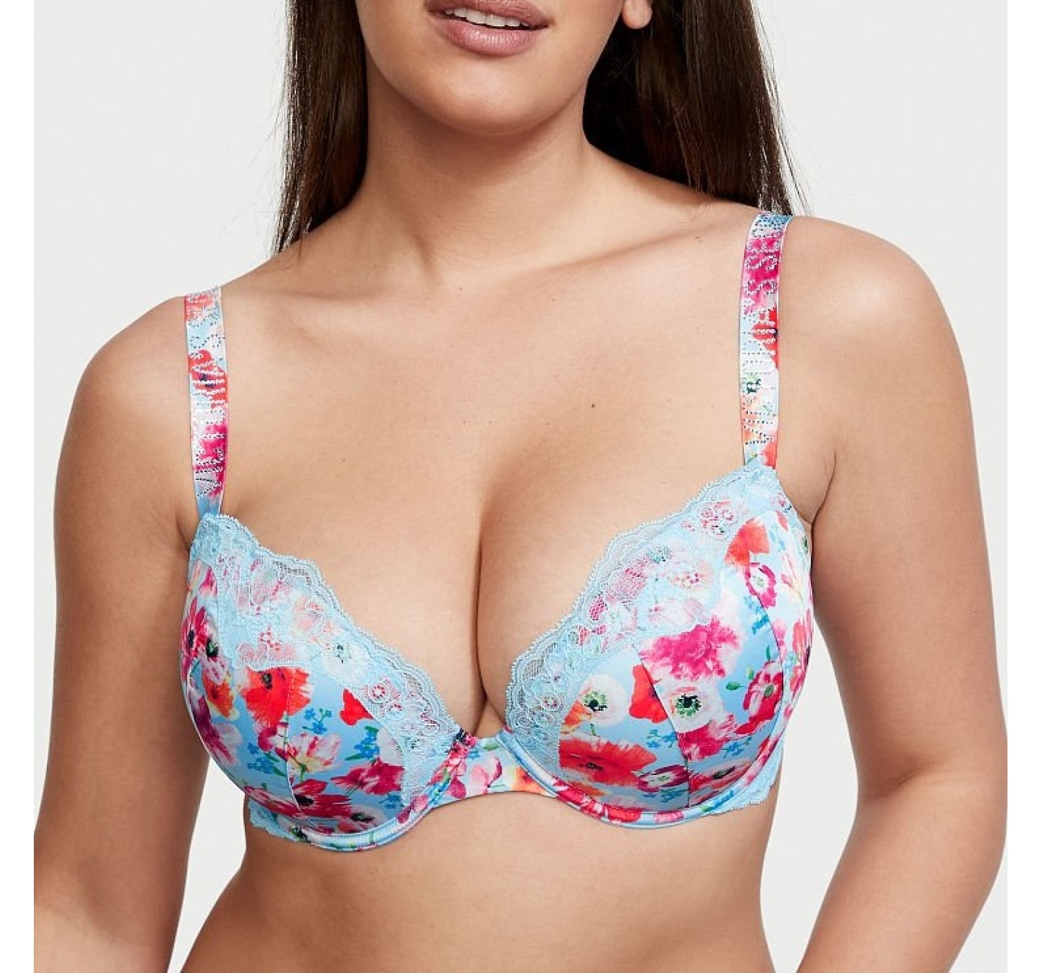 Комплект белья Very Sexy Happy Poppy Shine Strap Bra Set Victoria’s Secret