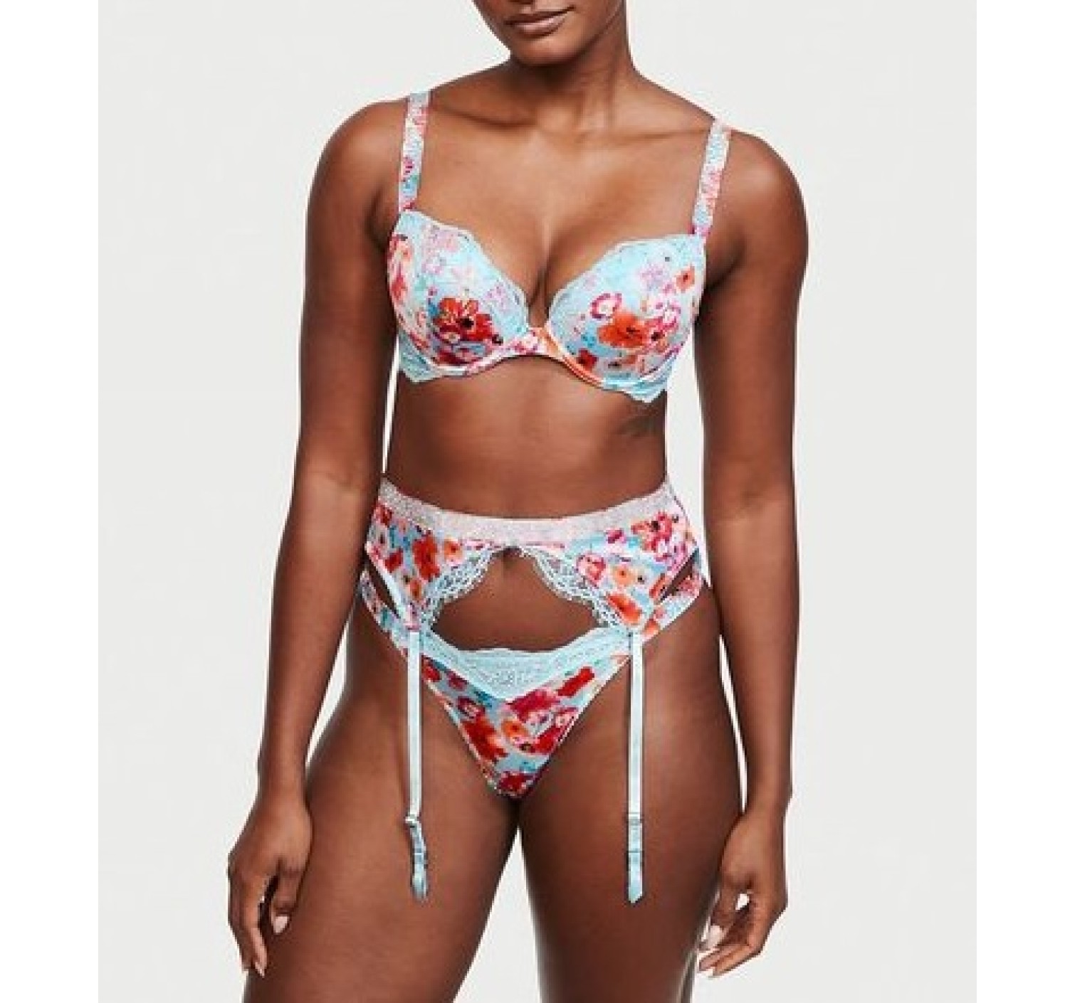 Комплект белья Very Sexy Happy Poppy Shine Strap Bra Set Victoria’s Secret