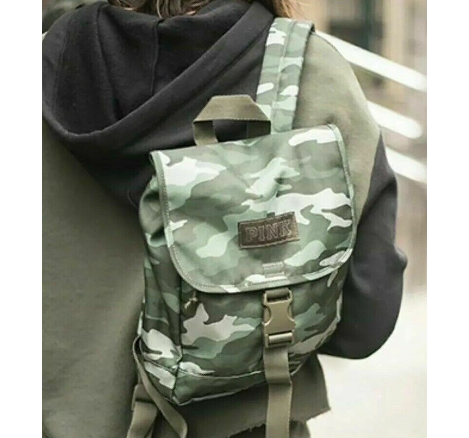 Рюкзак Mini CAMO - PINK CAMOUFLAGE