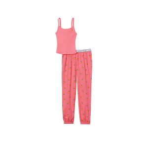 Пижама Cotton Tank Jogger Pajama Set Lemon print