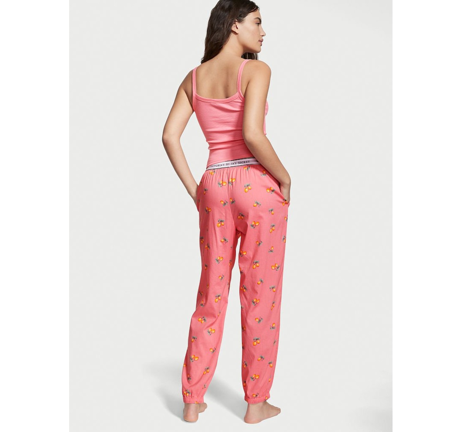 Пижама Cotton Tank Jogger Pajama Set Lemon print