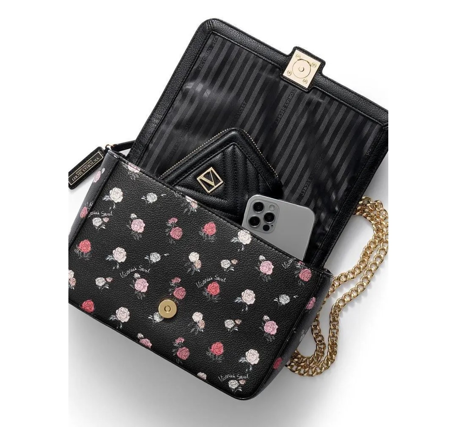 Крос-боді The Victoria Medium Shoulder Bag Flower print