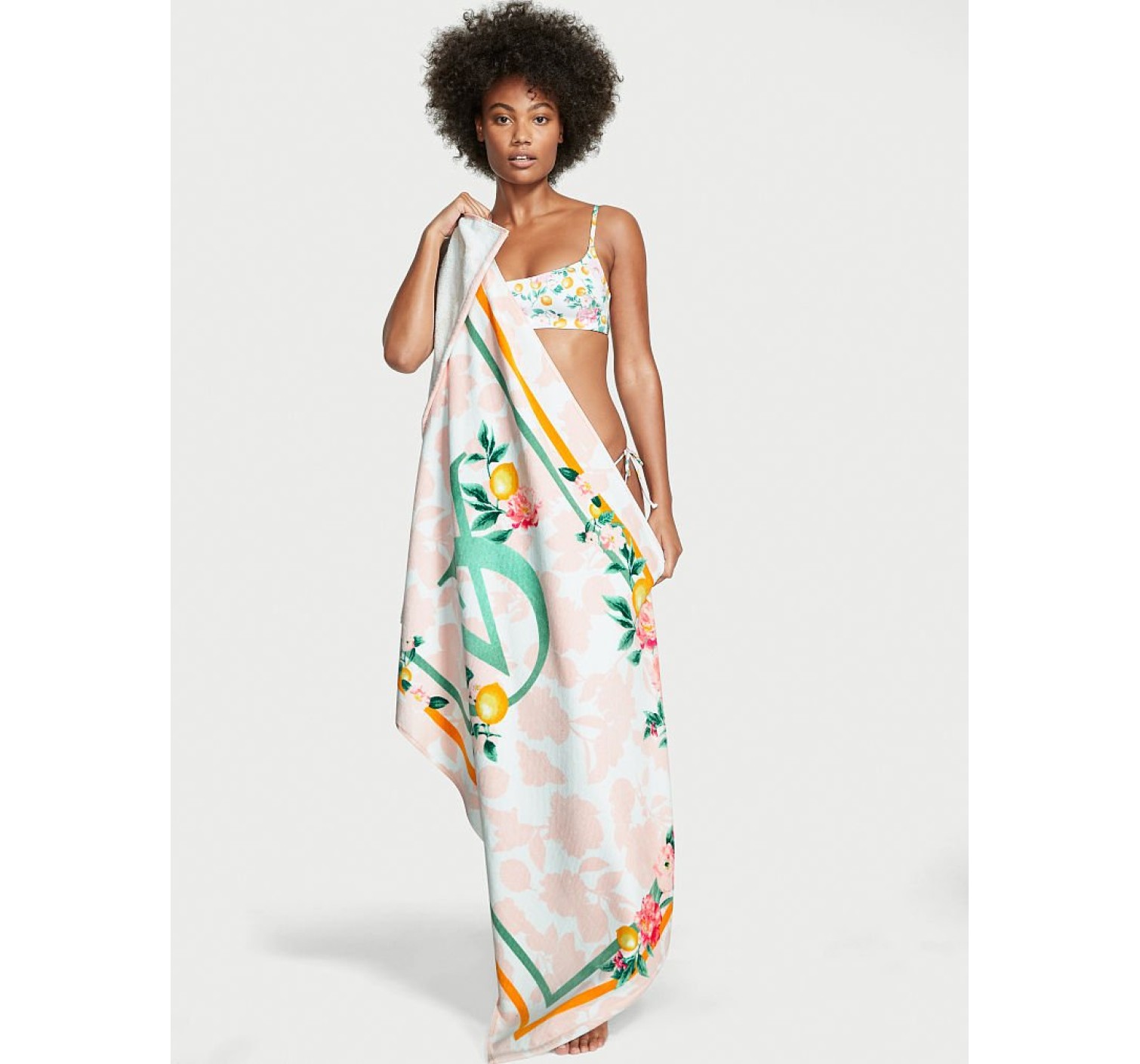 Рушник для пляжу Victoria's Secret Cotton Lemon Beach Towel