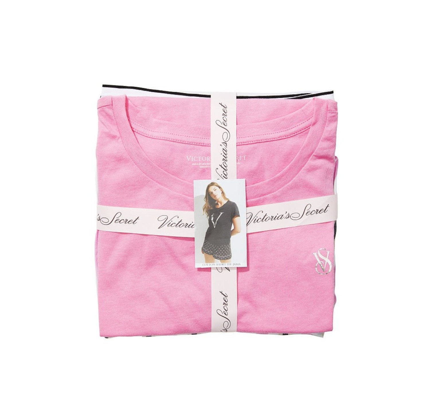 Пижама Tee-jama Cotton Short PJ Set Pink dot