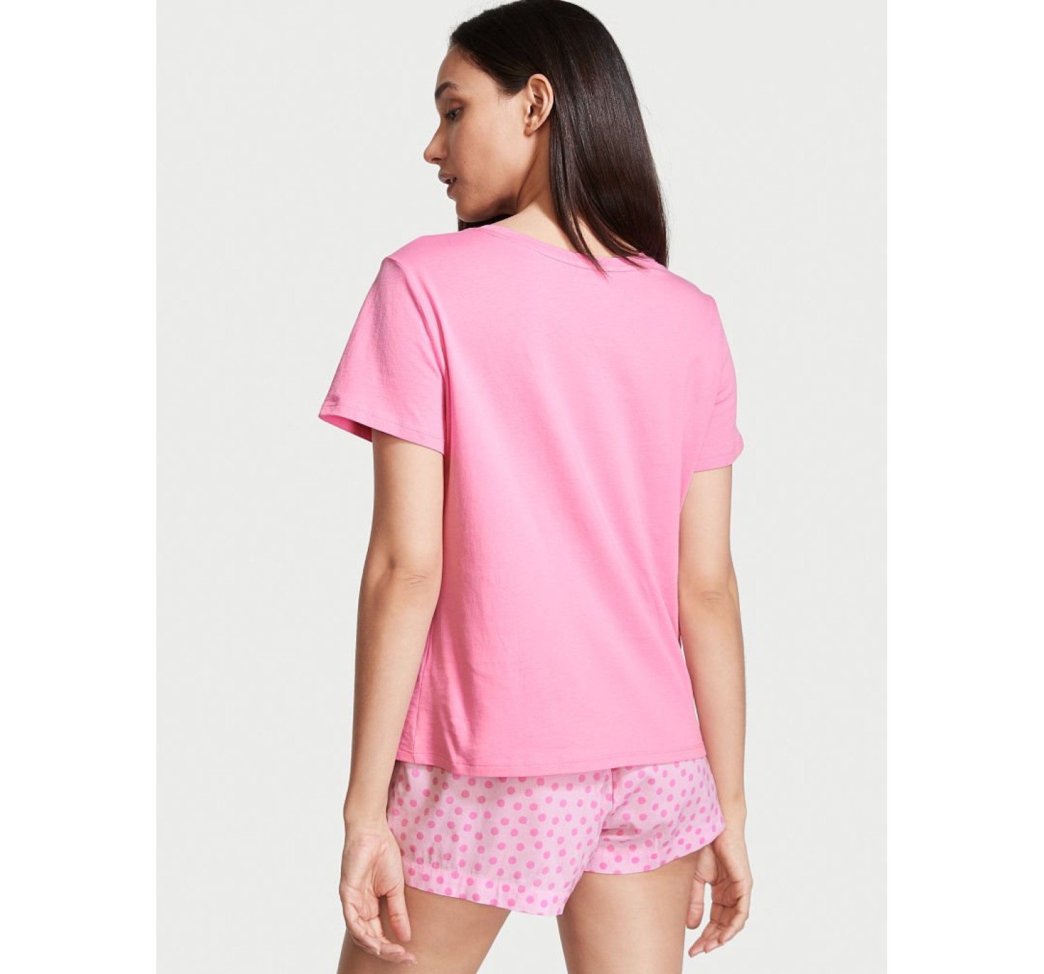Пижама Tee-jama Cotton Short PJ Set Pink dot