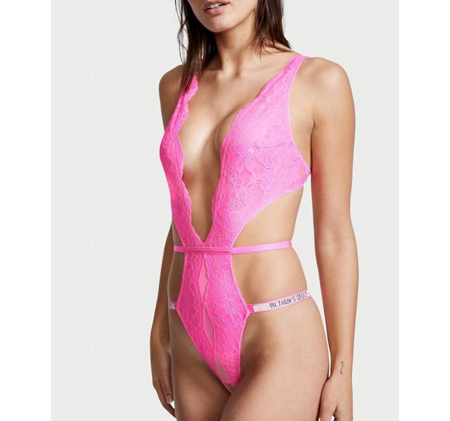 Боди VERY SEXY Lace Unlined Strappy Teddy