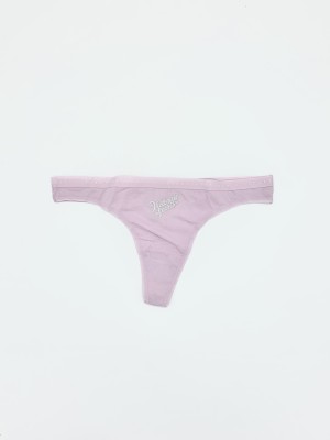 Трусики стринги Cotton Logo Thong Panty Lavender