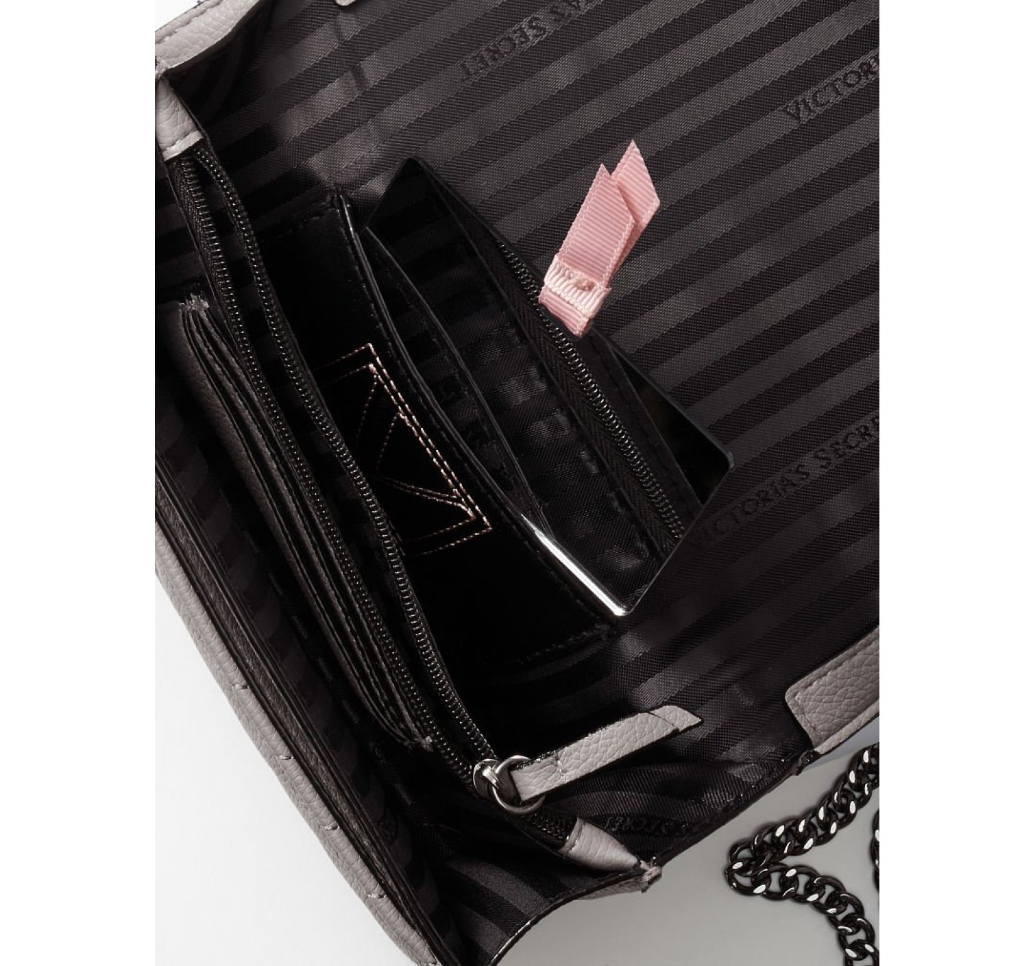Сумка The Victoria Medium Shoulder Silver Bag