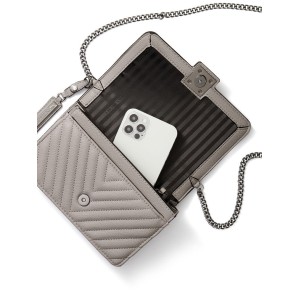 Сумка The Victoria Medium Shoulder Silver Bag