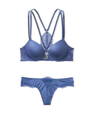 Комплект белья Victoria’s Secret Very Sexy Push-up Blue Lace Bra set