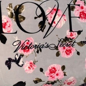Плед Plush Fleece Blanket LOVE print