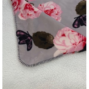 Плед Plush Fleece Blanket LOVE print