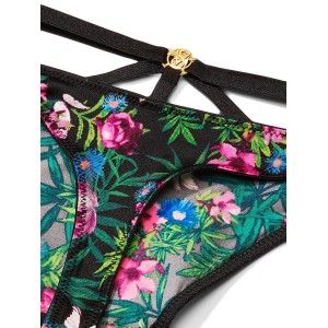 Трусики стринги So Obsessed Strappy Thong Panty Moonlit Garden