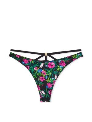Трусики стринги So Obsessed Strappy Thong Panty Moonlit Garden