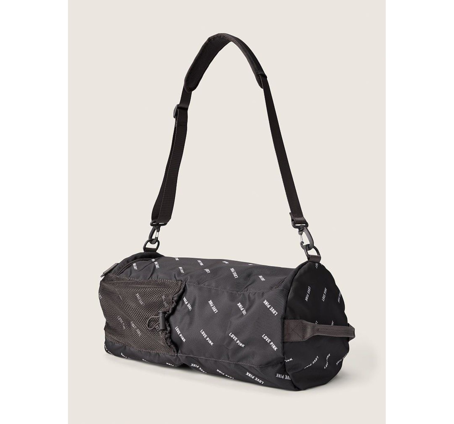 Спортивная сумка PINK The Duffle Sportbag logo Grey