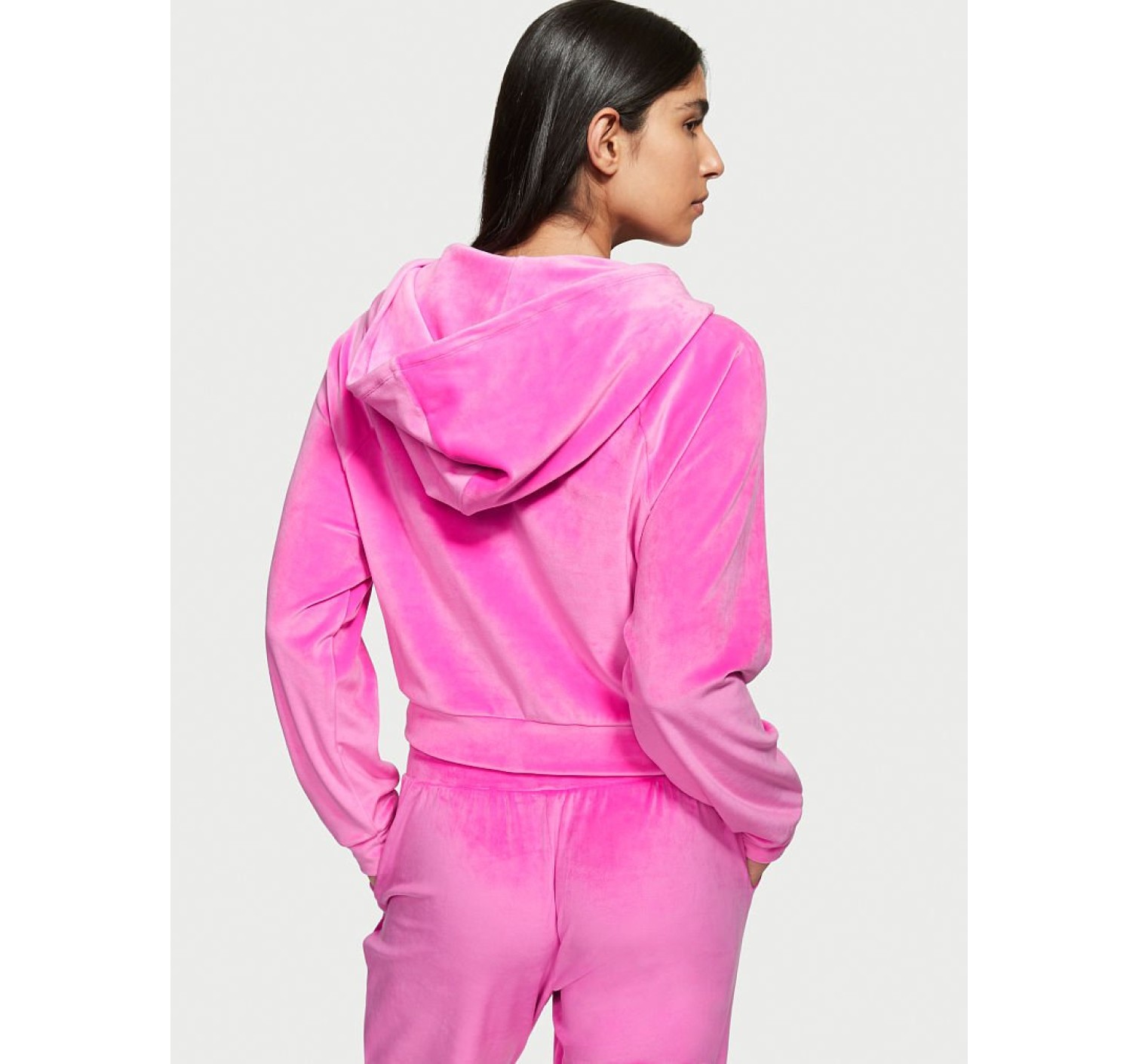 Велюровий спортивний костюм Вікторія Сікрет Electric Pink
