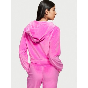 Велюровий спортивний костюм Вікторія Сікрет Electric Pink