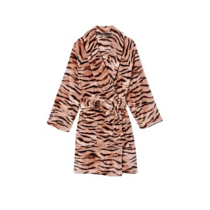 Халат Victoria's Secret Short Cozy Robe Champagne Tiger