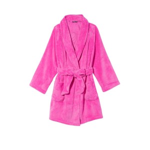 Плюшевый Халат Short Cozy Robe Summer Pink