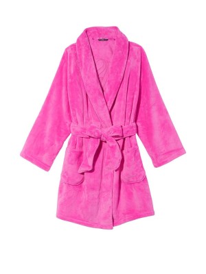 Плюшевый Халат Short Cozy Robe Summer Pink