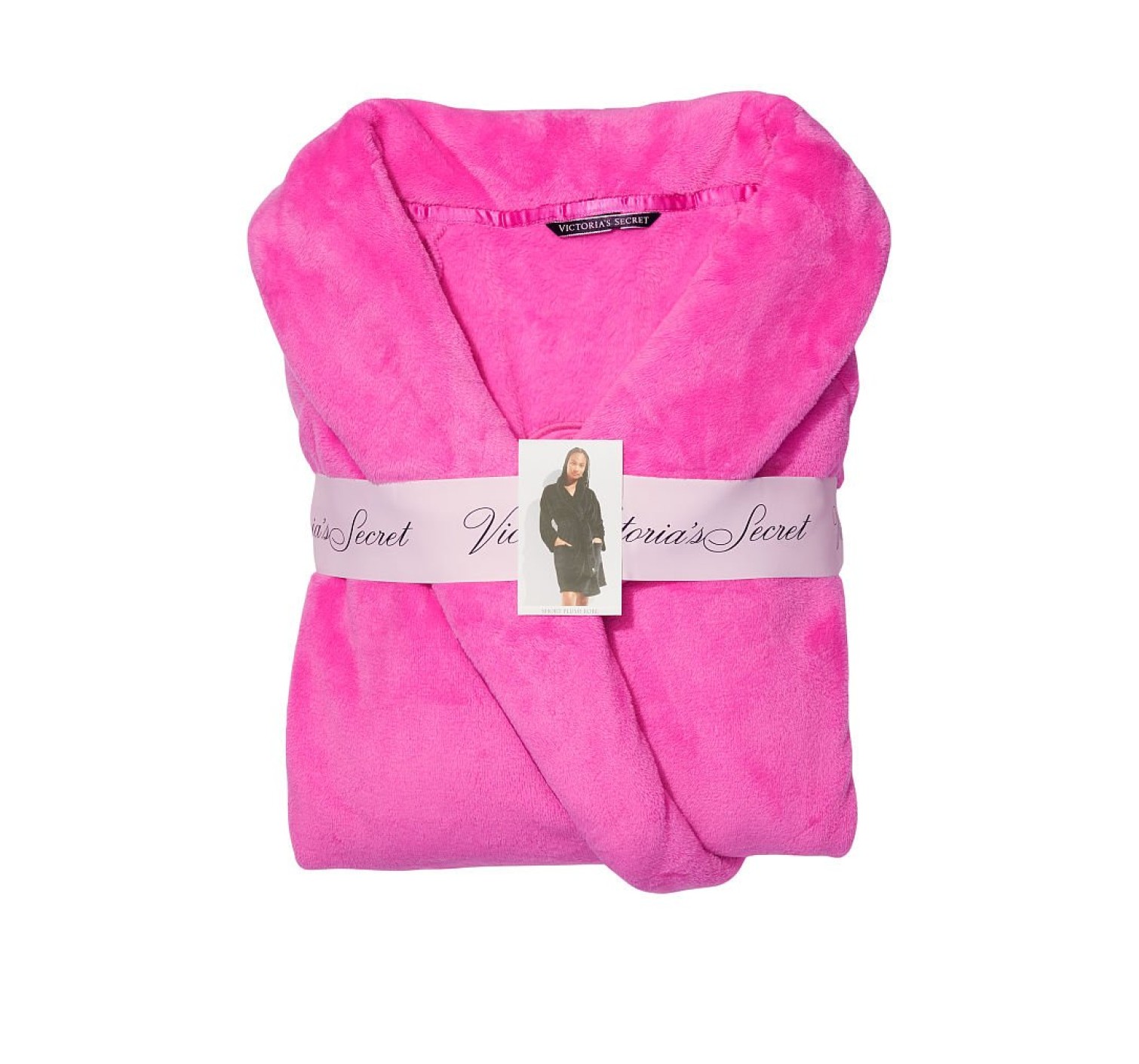 Плюшевый Халат Short Cozy Robe Summer Pink