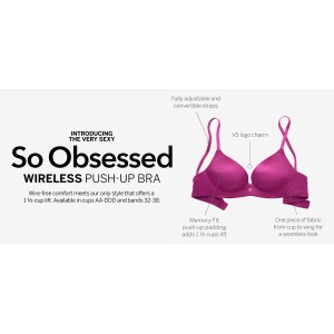 Комплект білизни Very Sexy So Obsessed Wireless padded