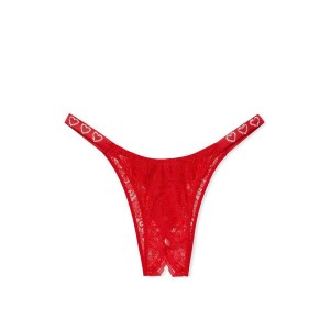 Трусики Very Sexy Ouvert Brazilian panty Lipstick❤️