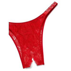 Трусики Very Sexy Ouvert Brazilian panty Lipstick❤️